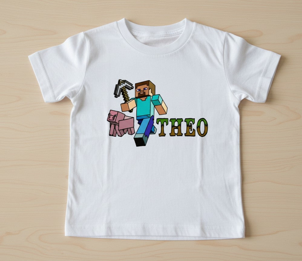 Kid's Customizable Mining T-shirt